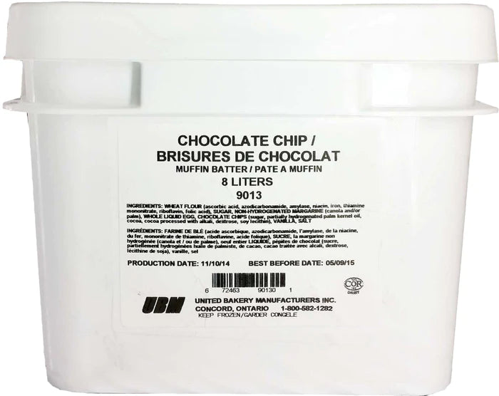 Muffin Batter - Chocolate Chip(United Bakery)