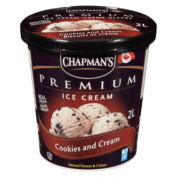 Chapman's - Ice cream - Cookies & Cream - 2L