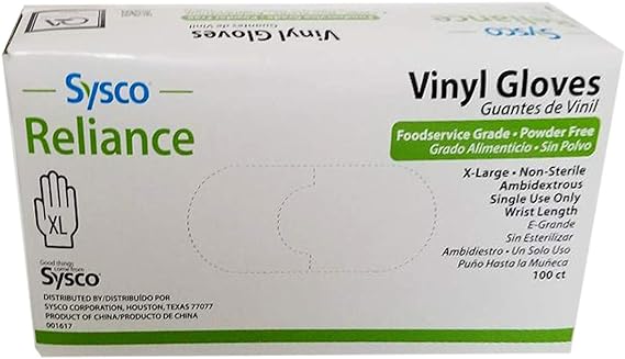 Gloves - Vinyl - X-Large