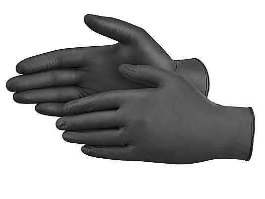 Gloves - Black - Nitrile - Medium