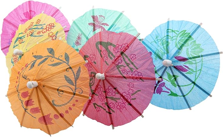 Toothpick - Umbrella - Paper -  Colour