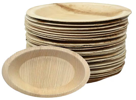 Eco Dinnerware - Palm Leaf 6" Round Plates