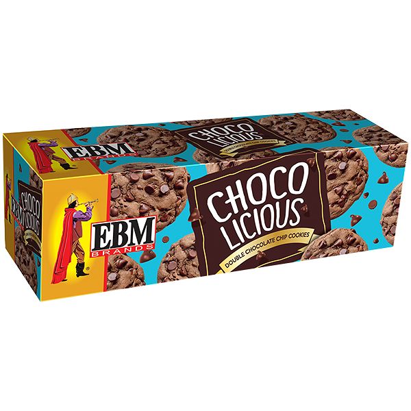 EBM - Chocolicious Double Chocochip Cookies - 102g