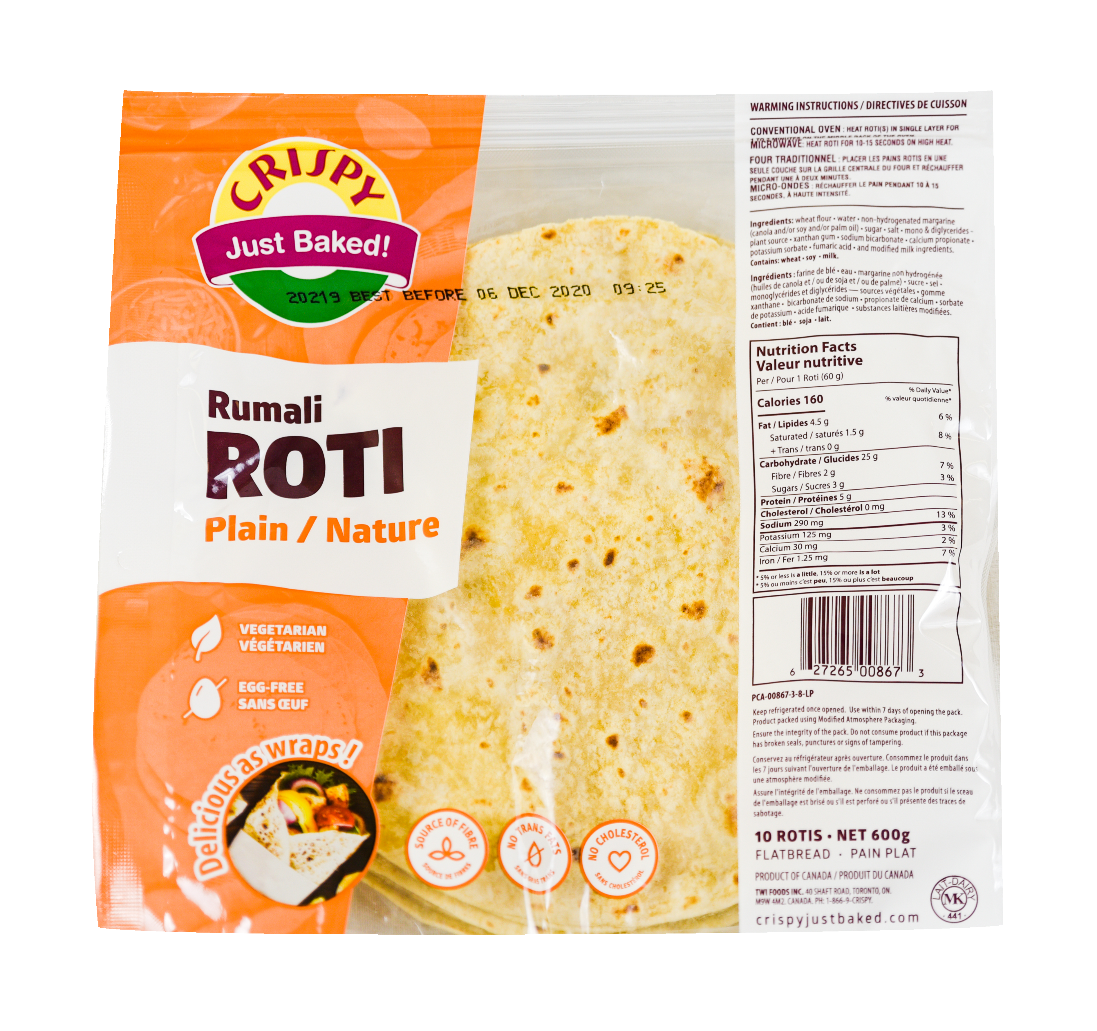 Crispy -  Roti Rumali - 600g