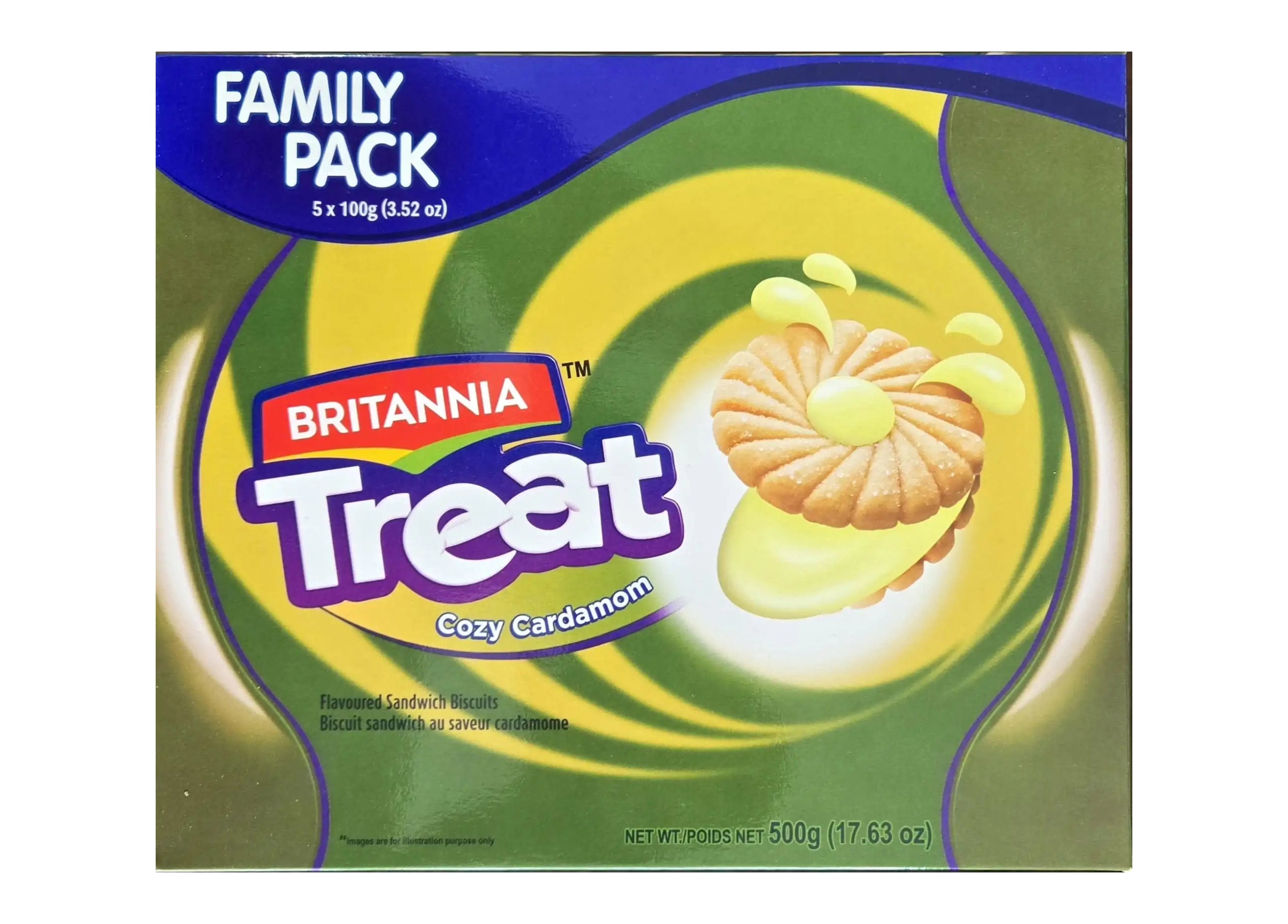 Britannia - Pineapple Cream Treat Family Pack - 500g