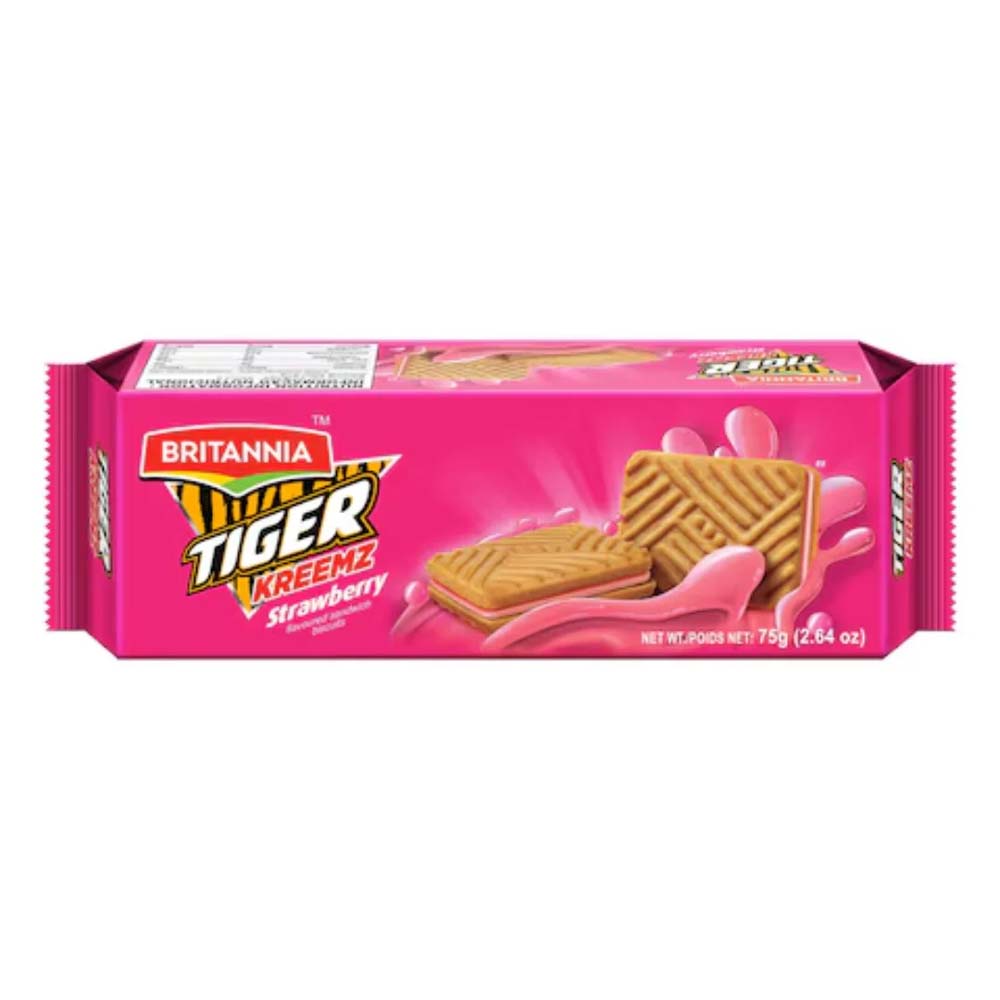 Britannia - Tiger kreams Strawberry  - 75g