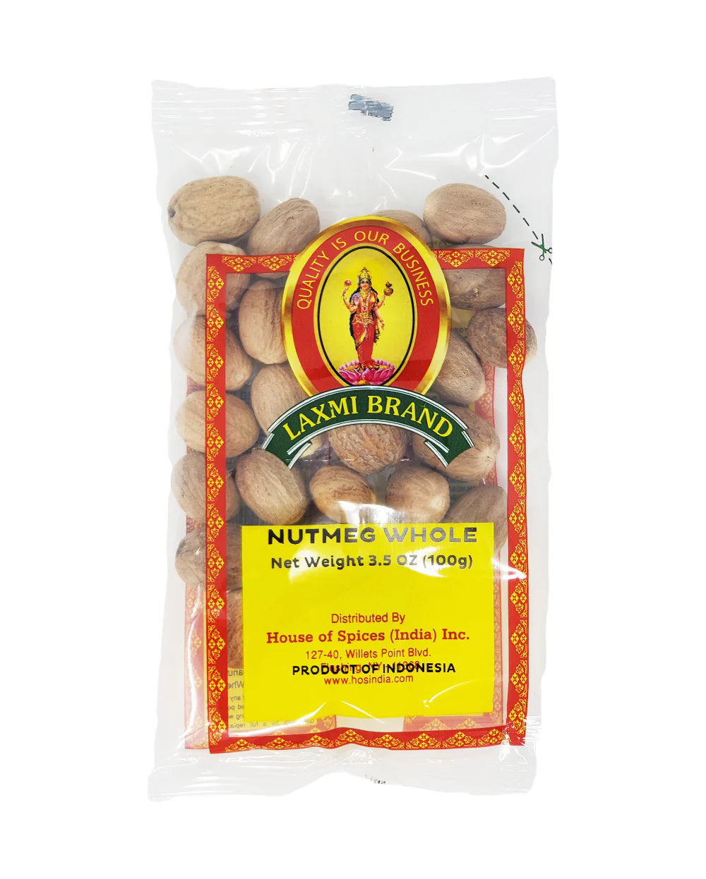 Laxmi - Nutmeg Whole - 100g.
