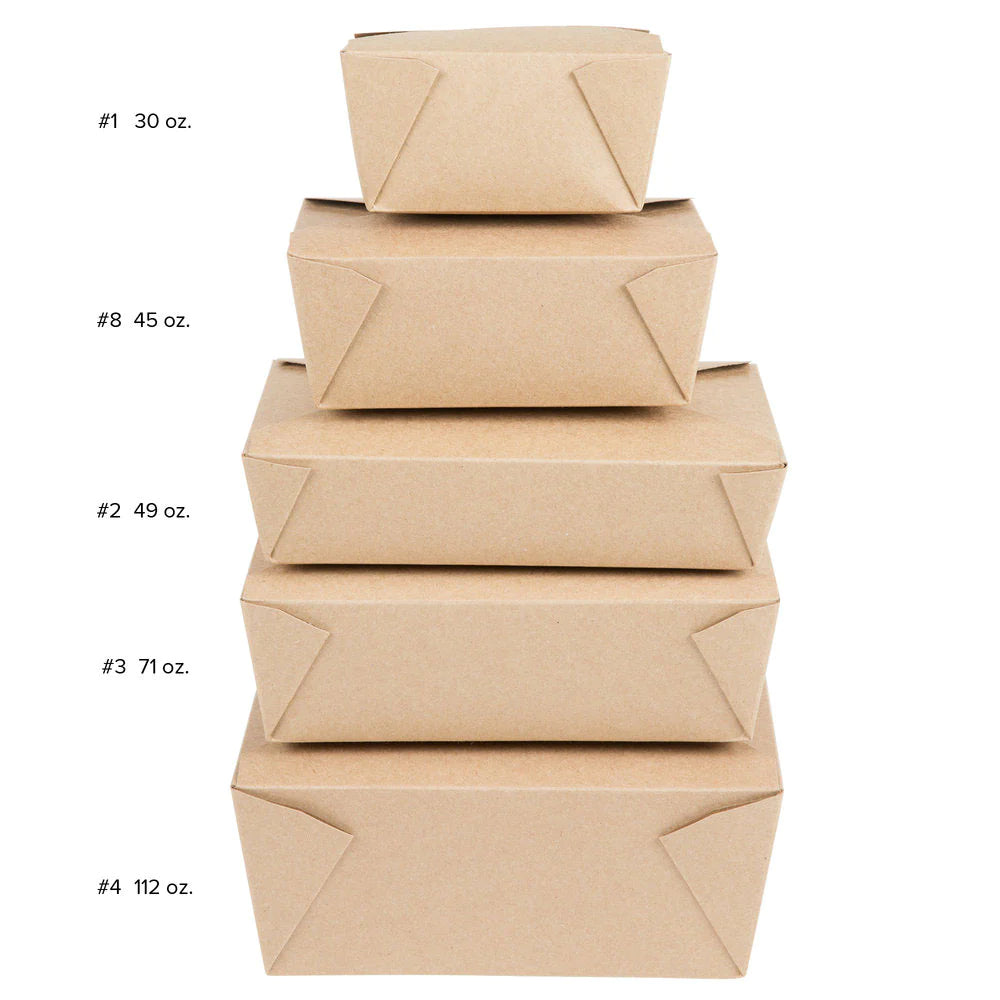 Kraft Deli Boxes 4 Flap  #8