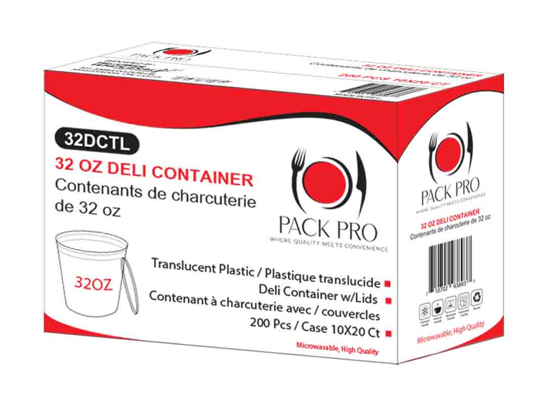 PackPro - 32oz - Deli Containers - Combo