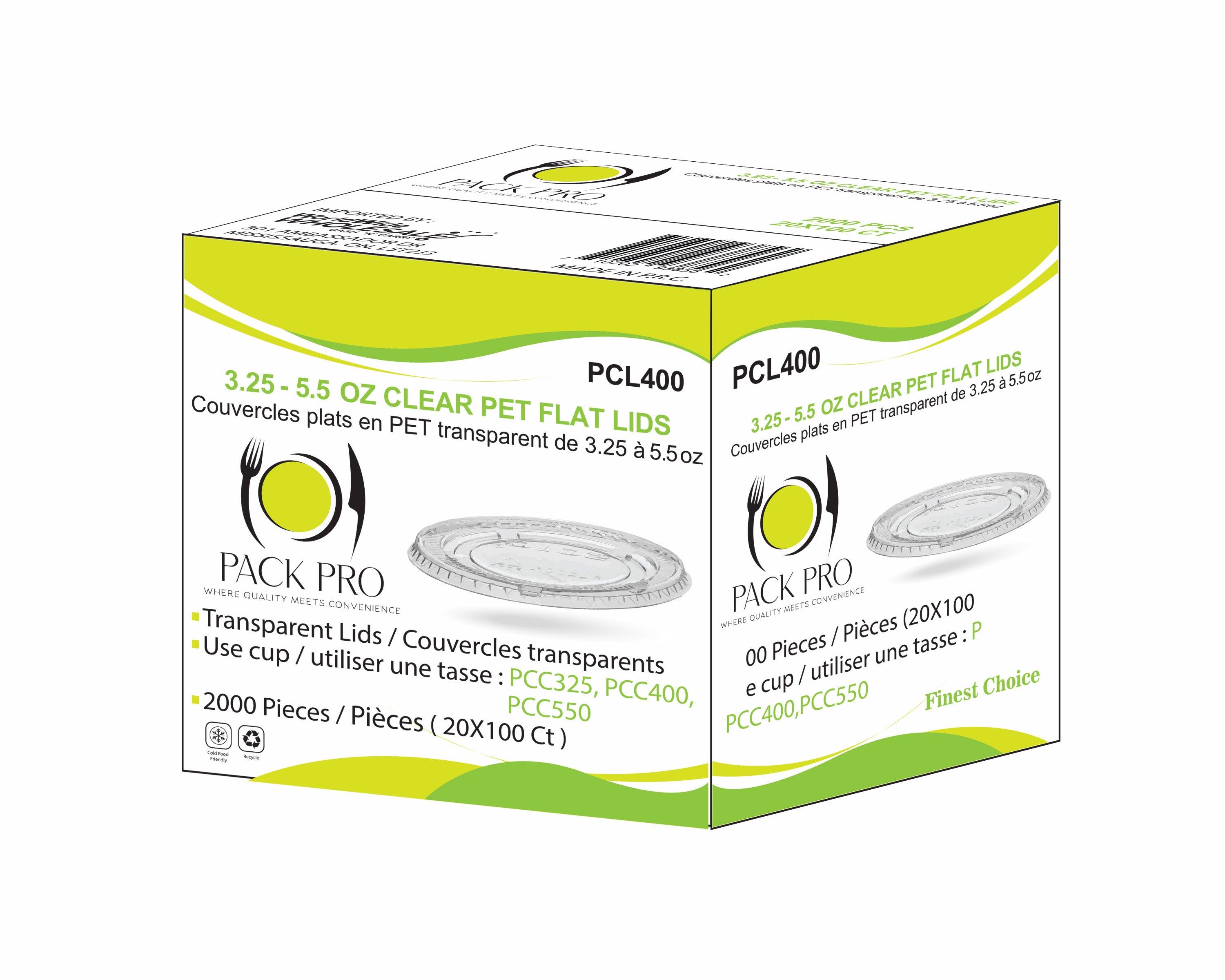 PackPro - 3.25-5.5oz Portion Cup Lids