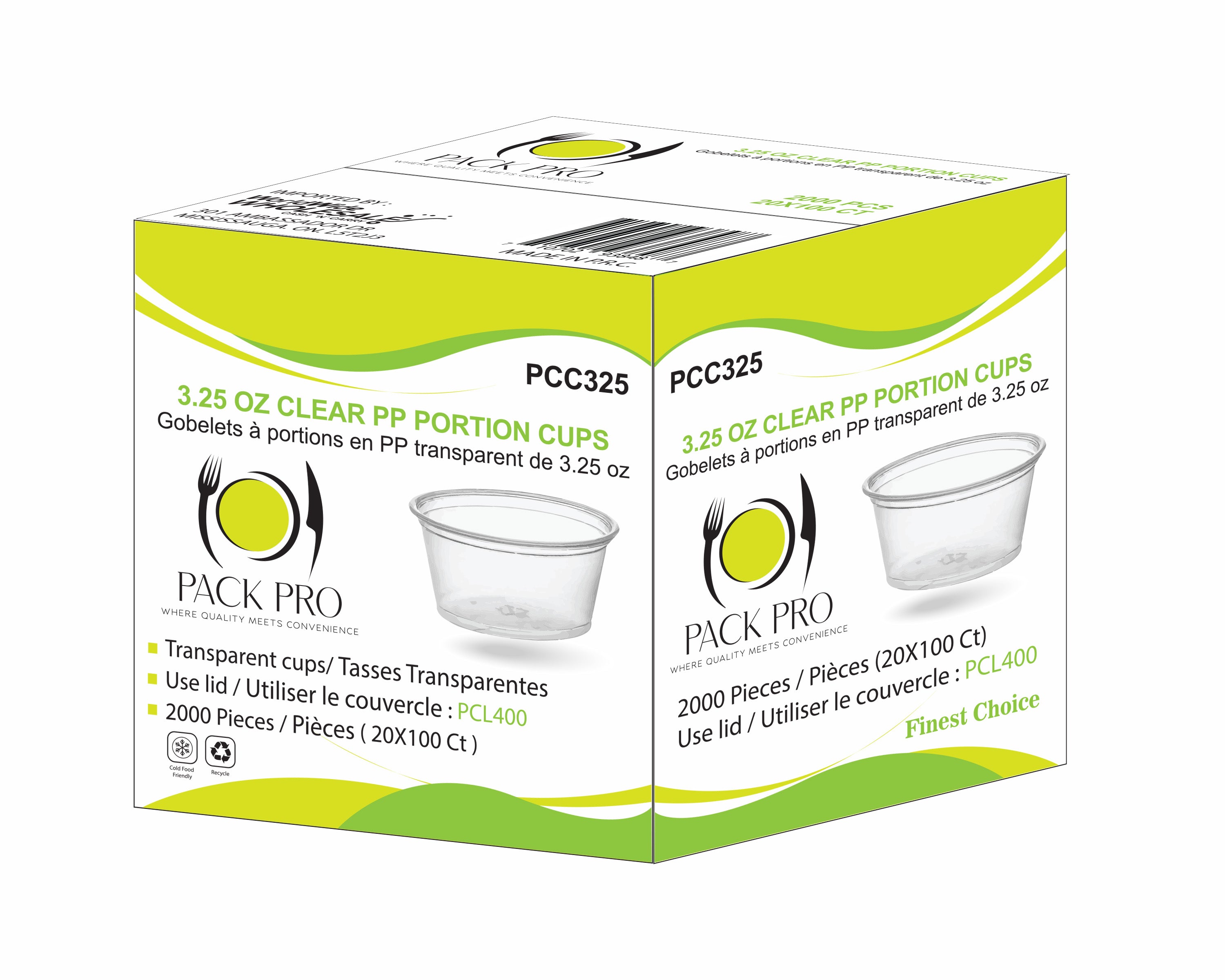 PackPro - 3.25oz Portion Cups