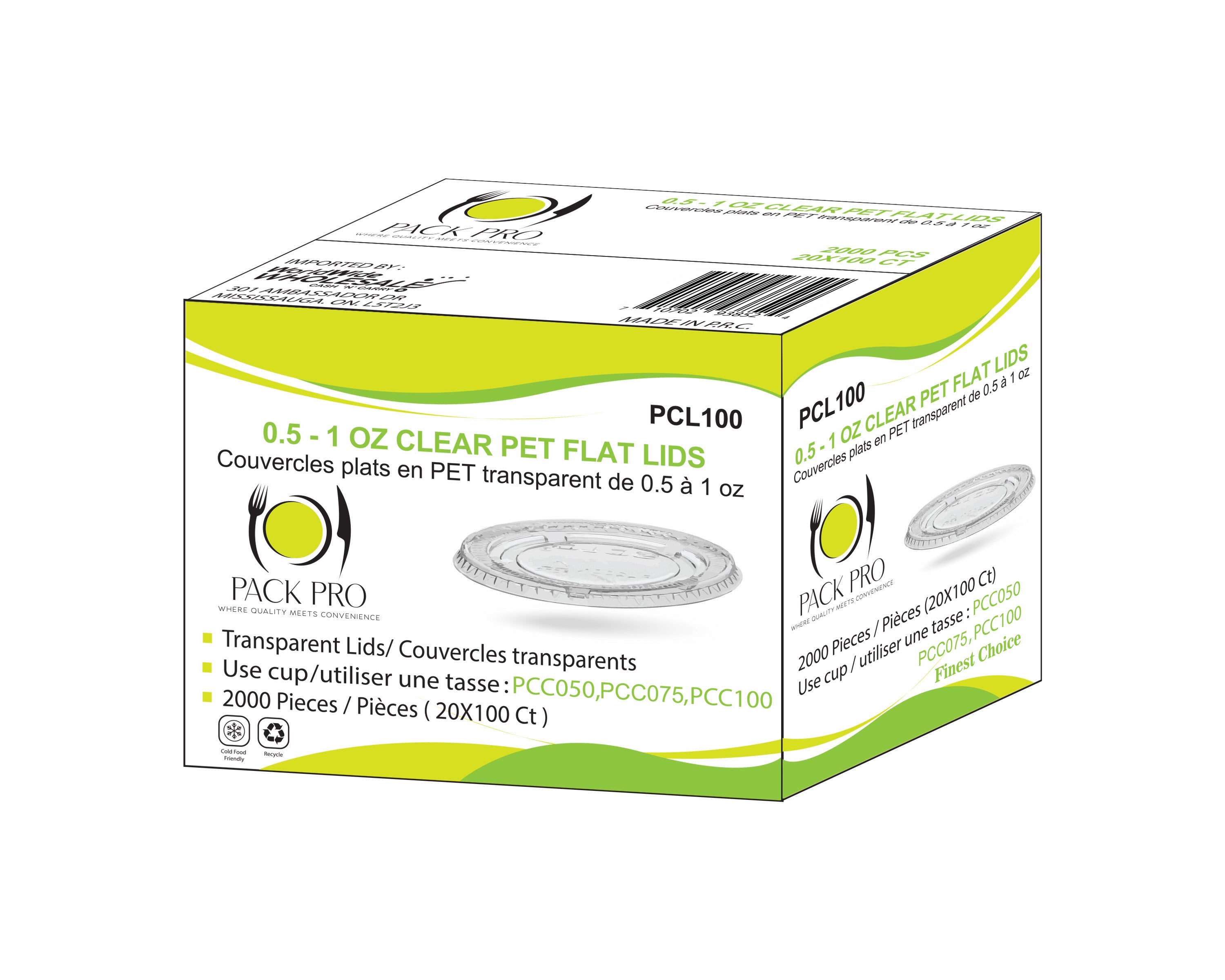 PackPro - 0.5-1oz Portion Cup Lids